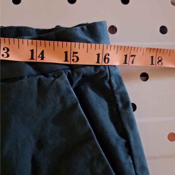 Scotch & Soda Womens Shorts Forest Green High Rise Belt Loops Preppy Size 32 W - Picture 8 of 10